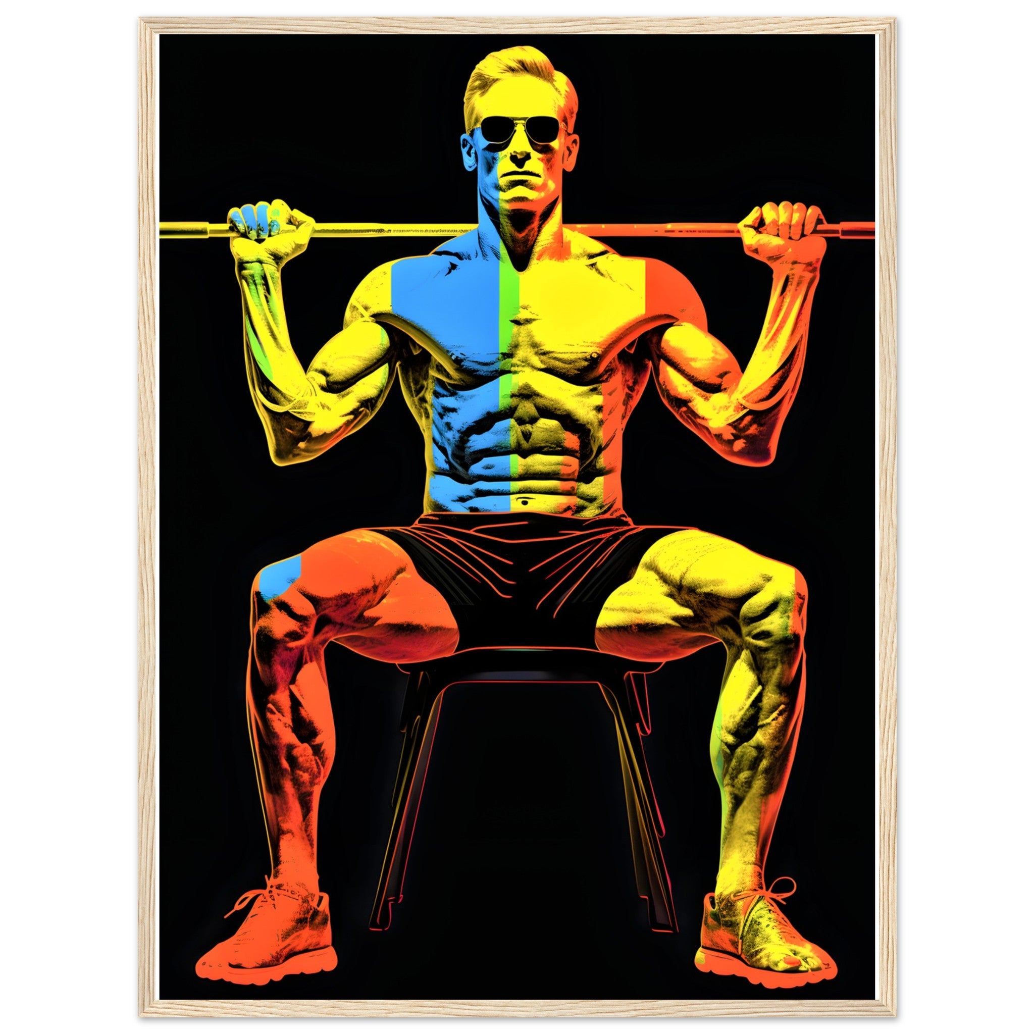 Gym Weightlifting Wall Art