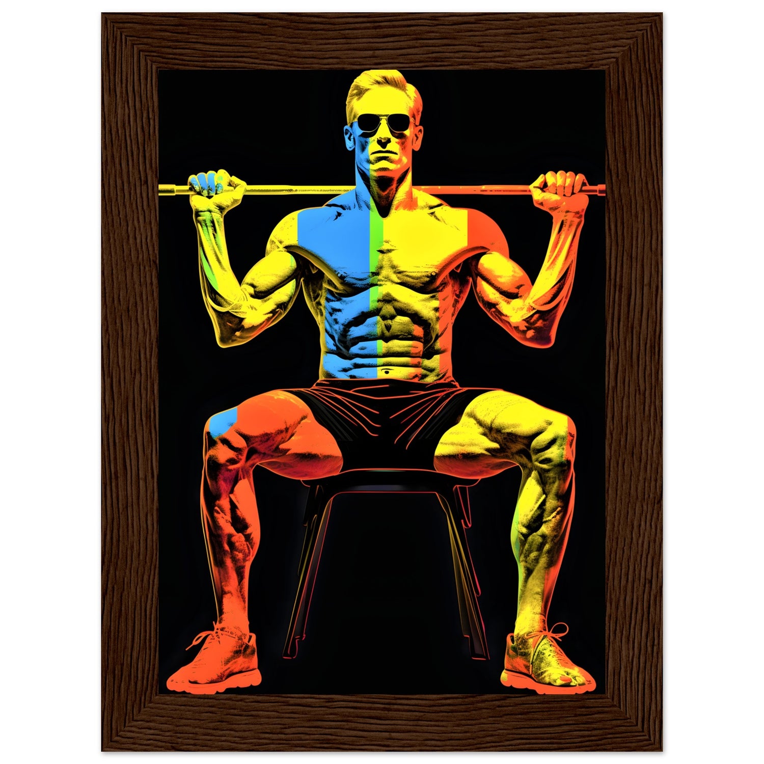 Gym Weightlifting Wall Art