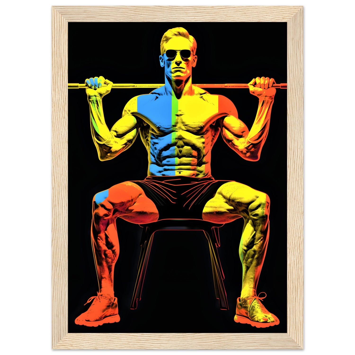 Gym Weightlifting Wall Art