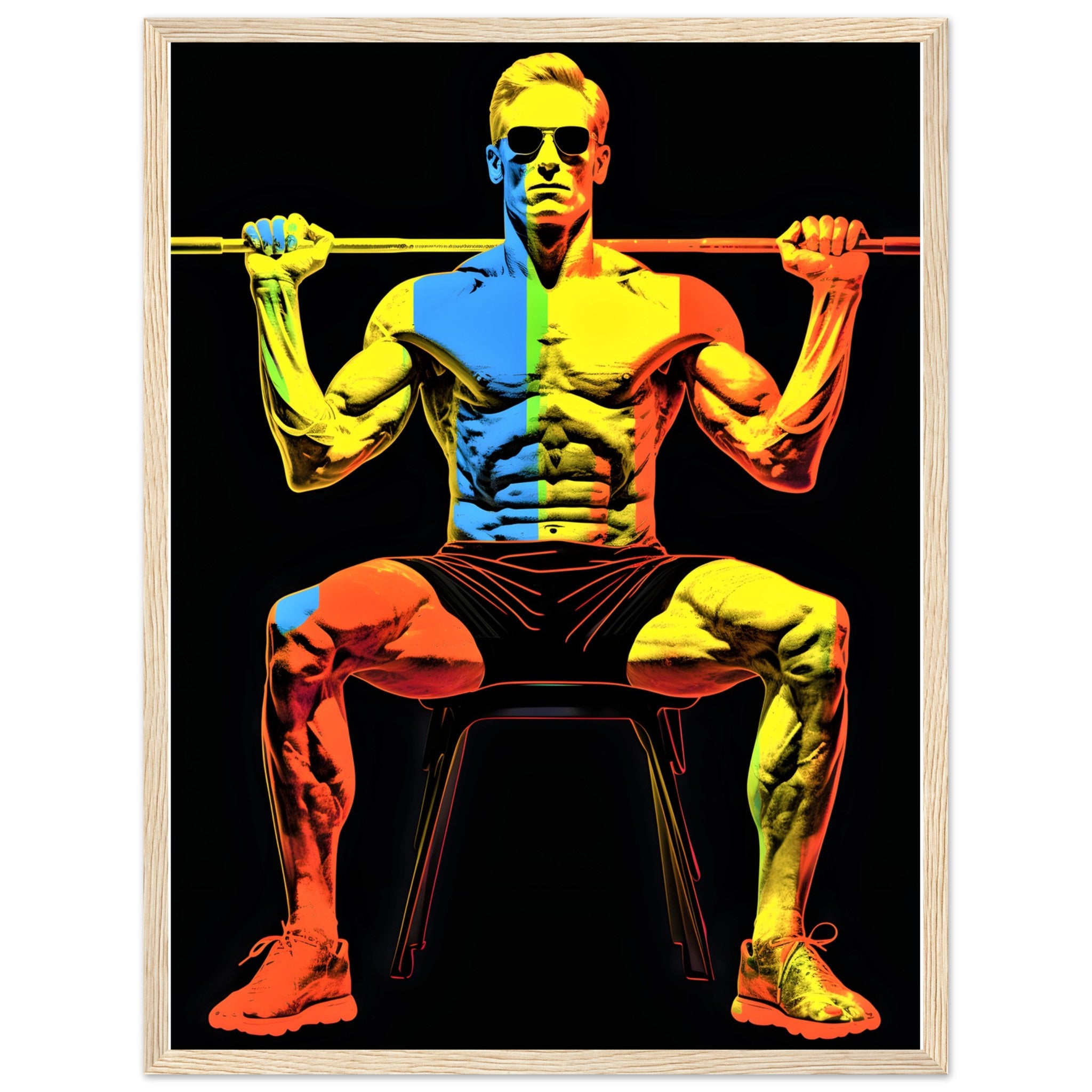 Gym Weightlifting Wall Art