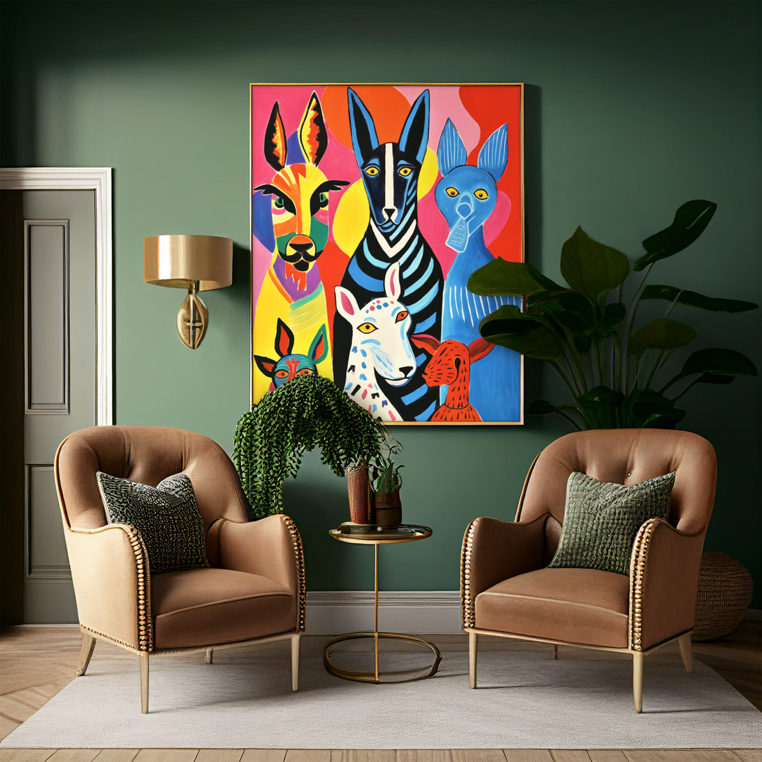 Strange Abstract Pets Wall Art