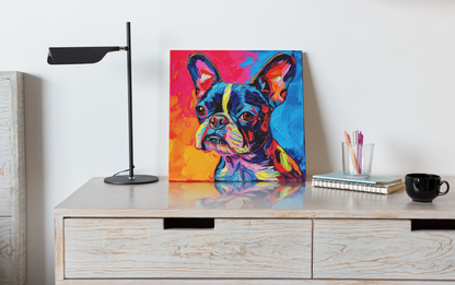 Fauvism Style French Bulldog Wall Art