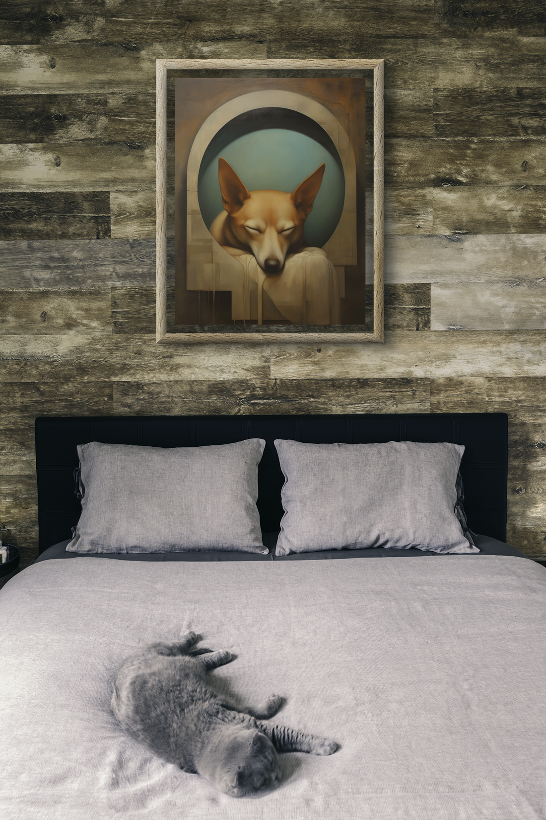 Sweet Dreams Ginger Dog Wall Art Design