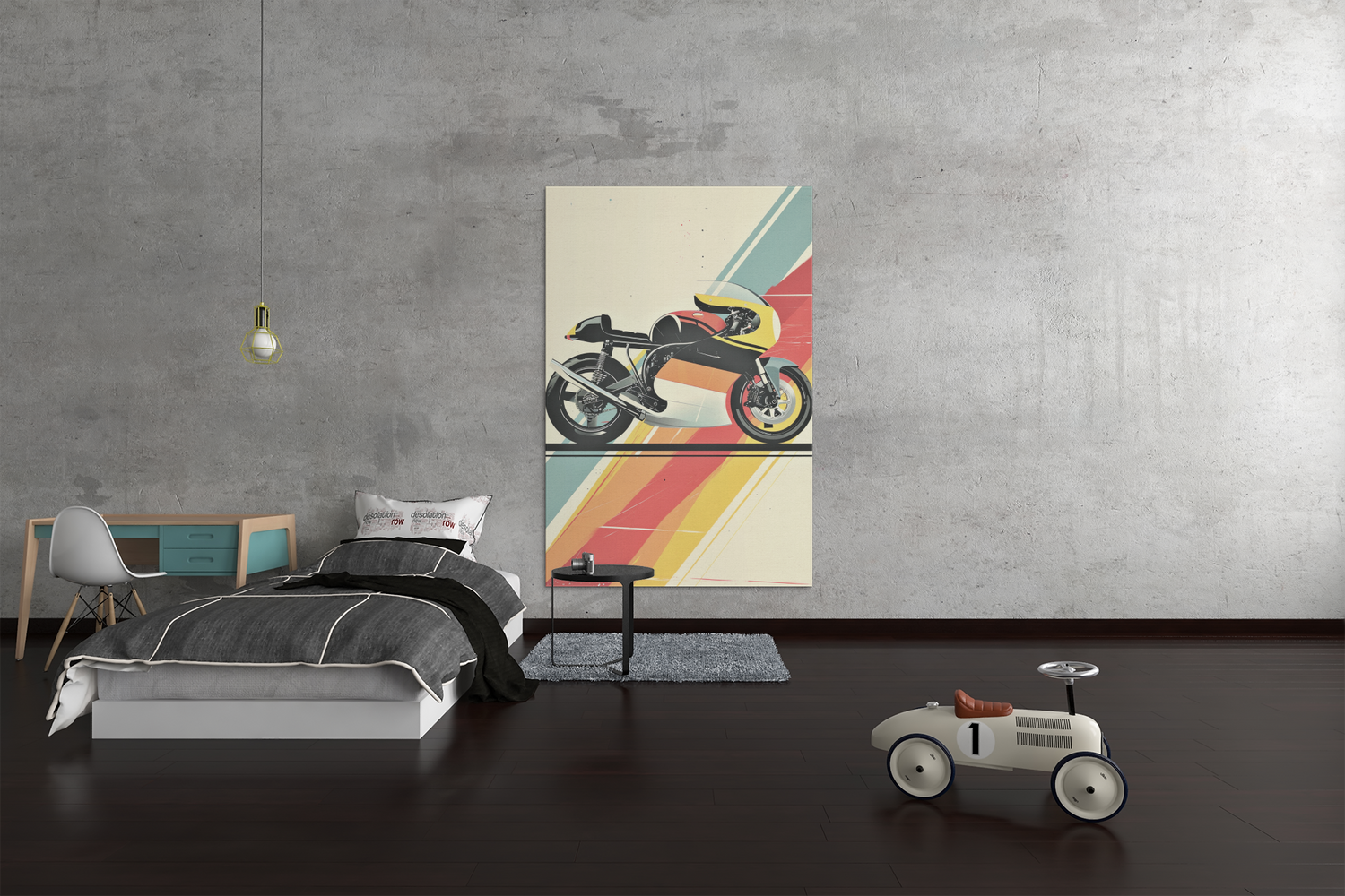 Abstract Mountain Racer Wall Art