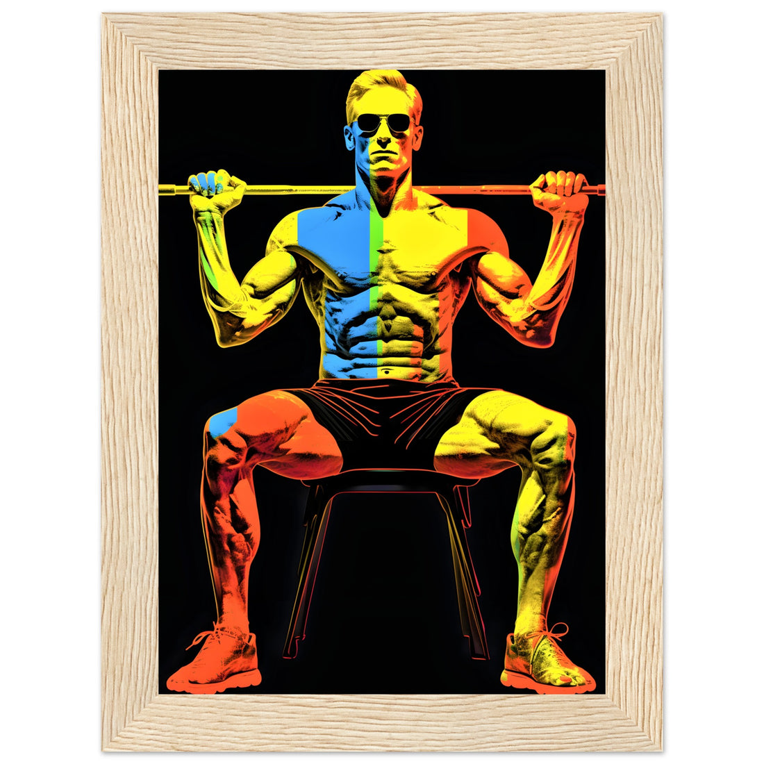 Gym Weightlifting Wall Art