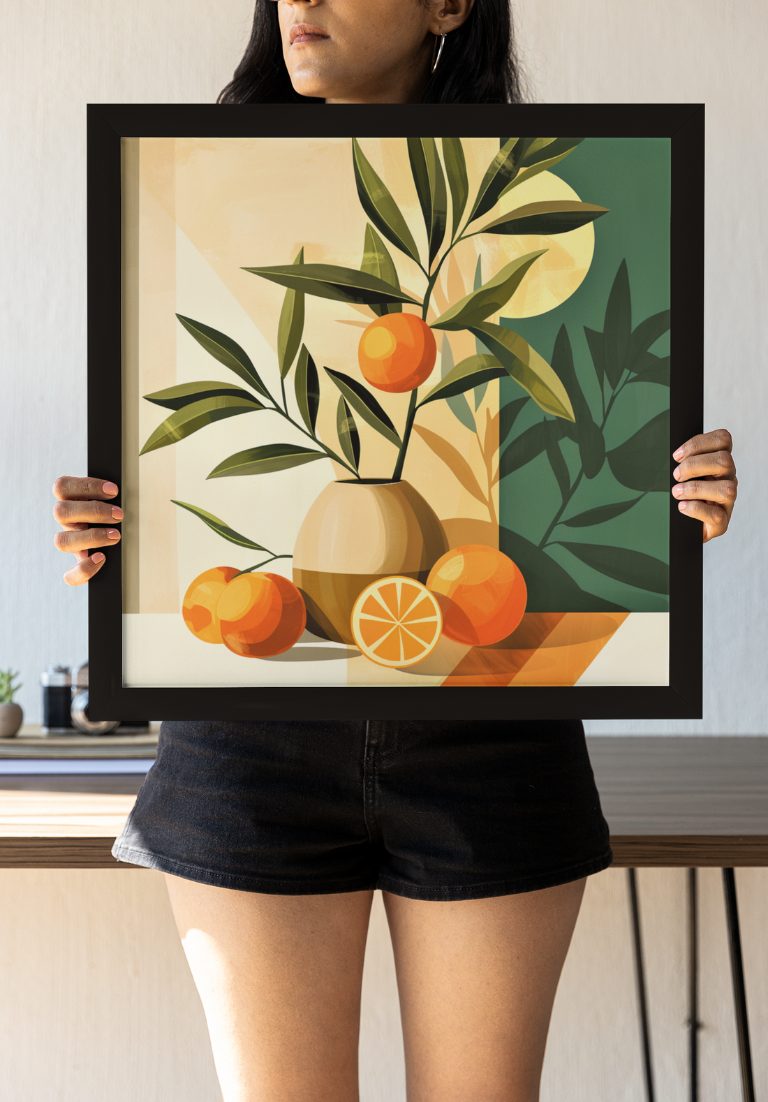 Branch of Oranges Kitchen Wall Art