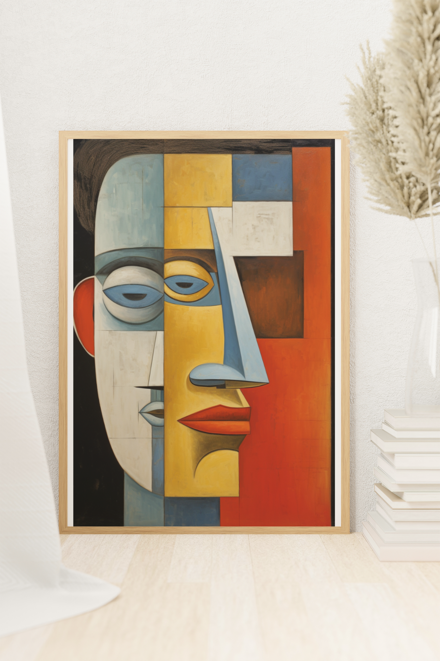 Abstract Art Two-Sided Man&