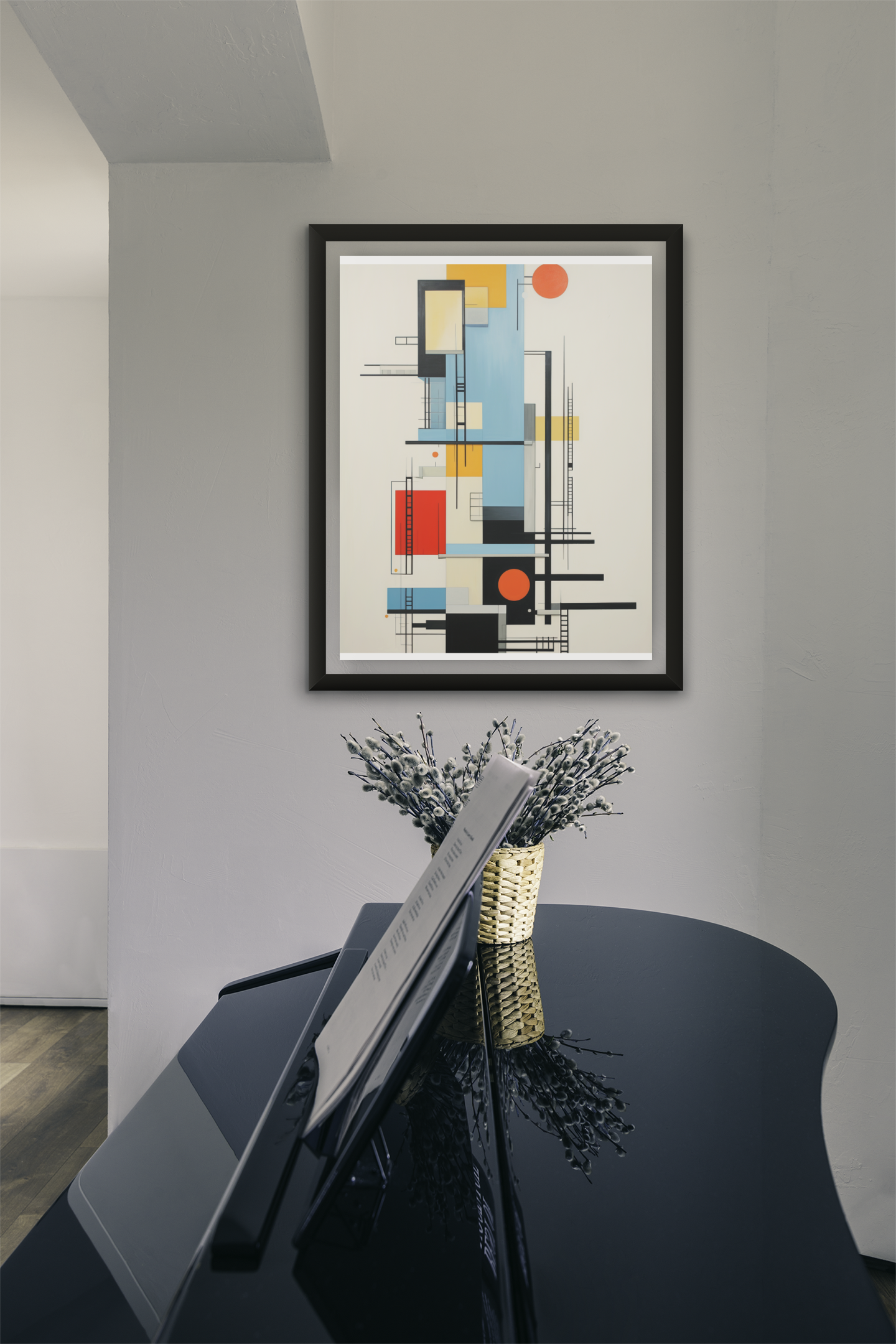 Ladders Architecture Abstract Wall Art Design