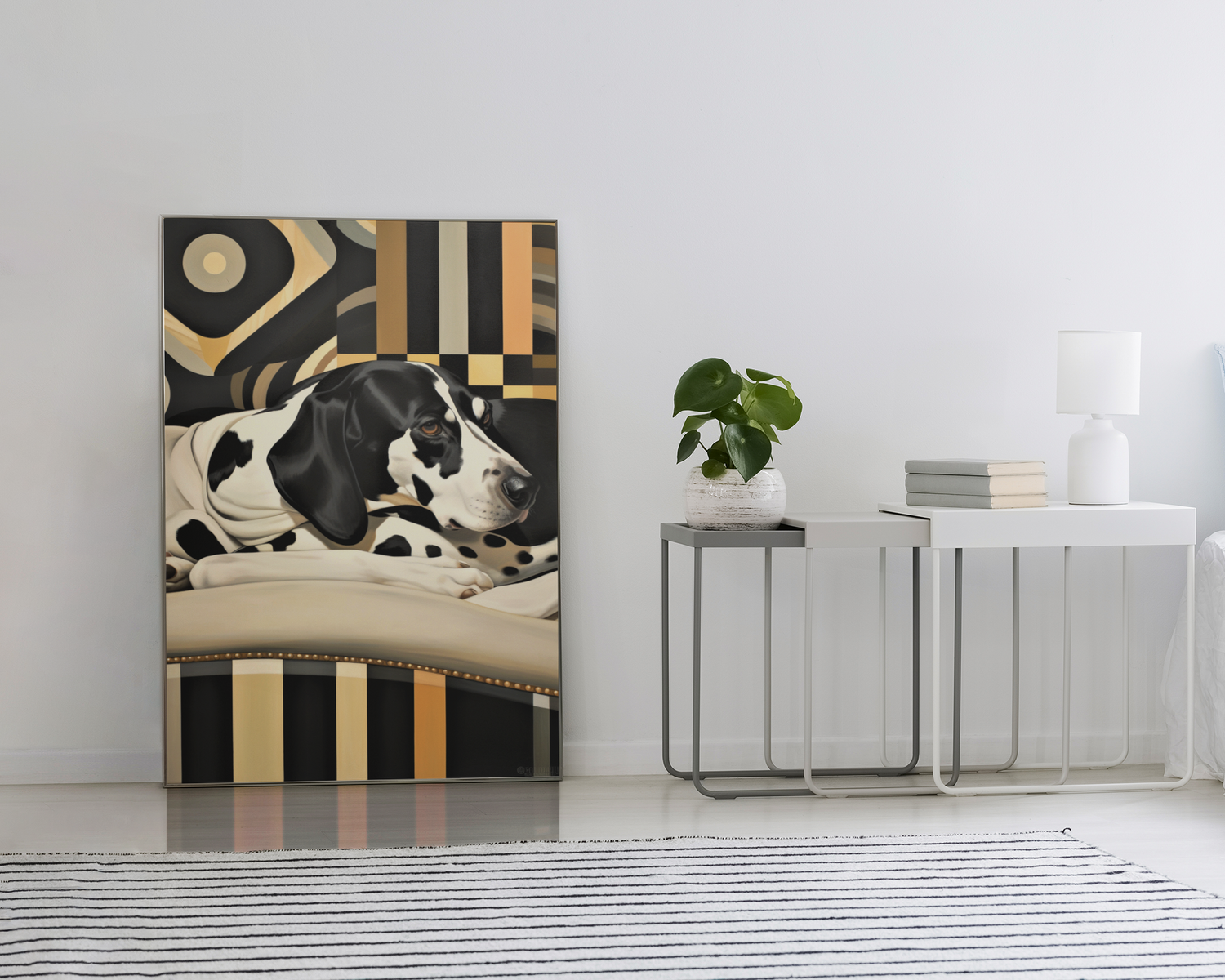 Spotted Dog Design Wall Art