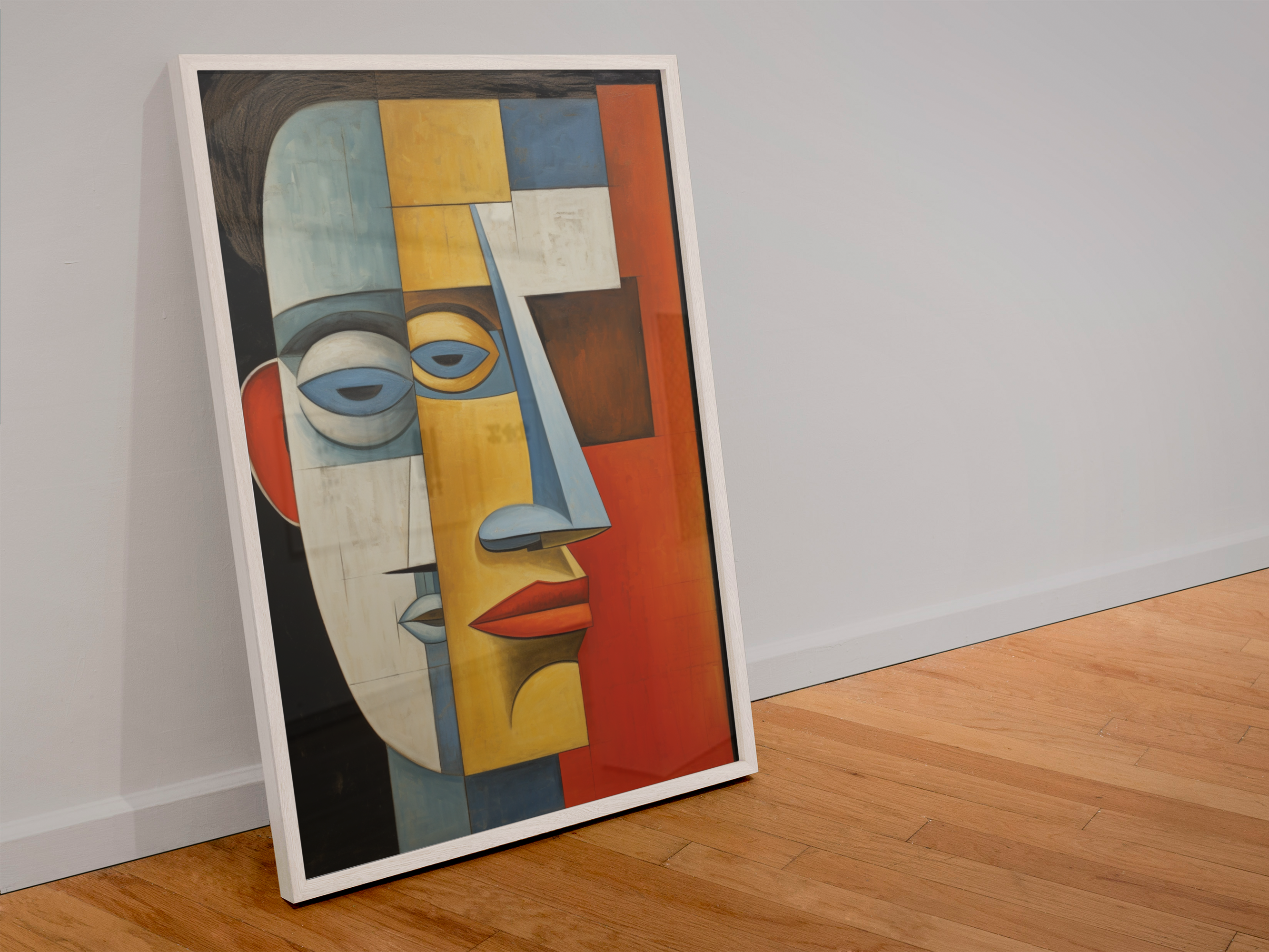 Abstract Art Two-Sided Man&