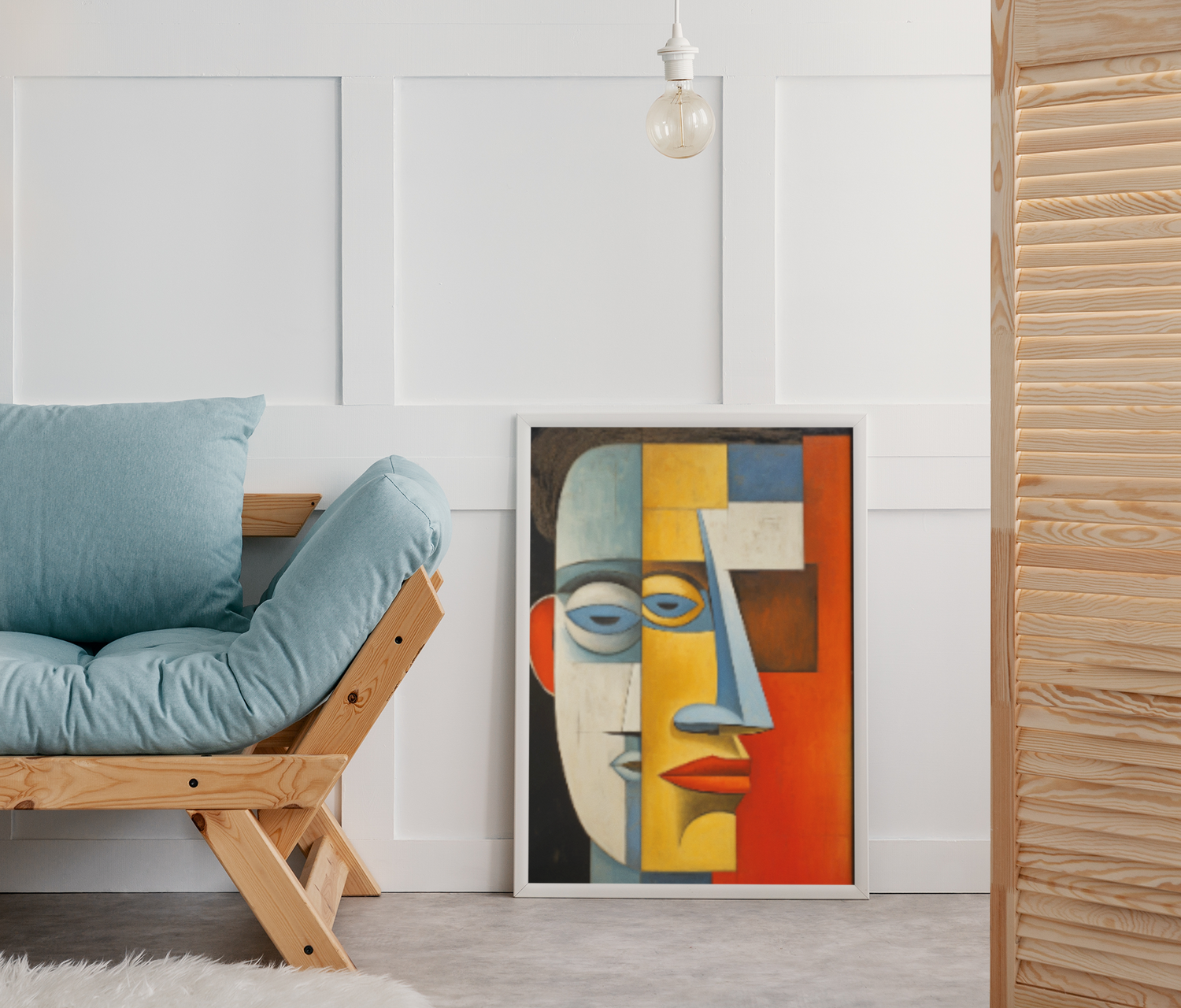 Abstract Art Two-Sided Man&