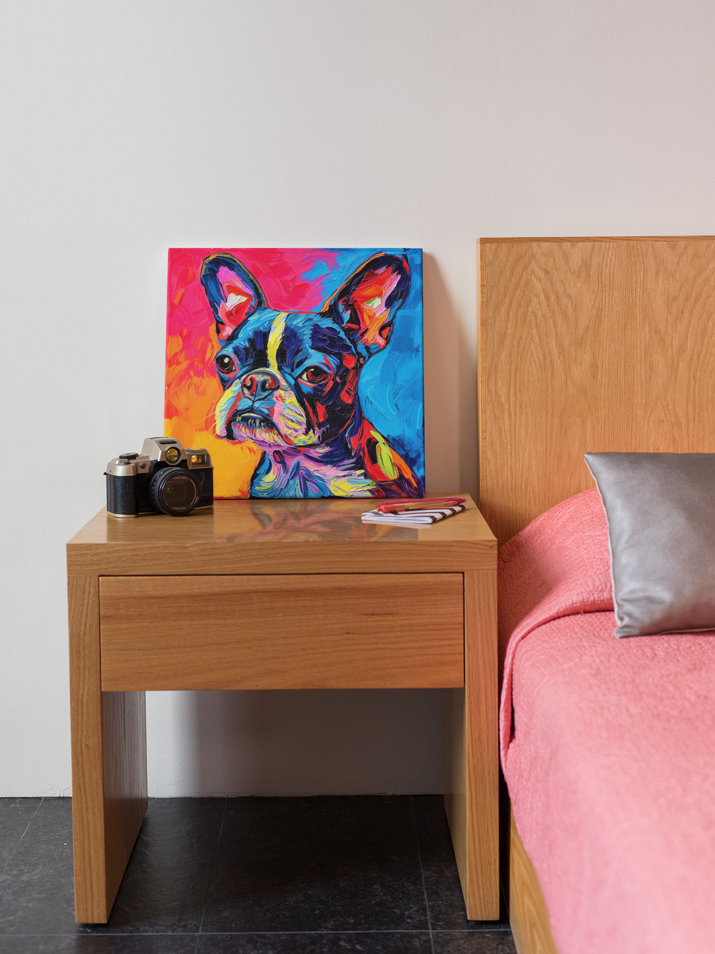 Fauvism Style French Bulldog Wall Art